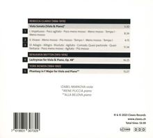 Izabel Markova - British Music for Viola &amp; Piano, CD