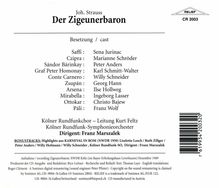 Johann Strauss II (1825-1899): Der Zigeunerbaron, 2 CDs