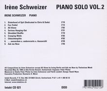 Irene Schweizer (1941-2024): Piano Solo Vol. 2, CD