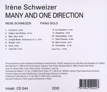 Irene Schweizer (1941-2024): Many And One Direction, CD