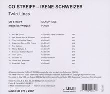 Co Streiff &amp; Irene Schweizer: Twin Lines, CD