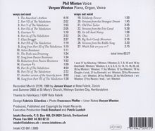 Phil Minton &amp; Veryan Weston: Ways Out East, Ways Out West, CD