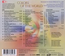 Schweizer Militärmusik Rekrutenspiel: Colors Of The World, 2 CDs