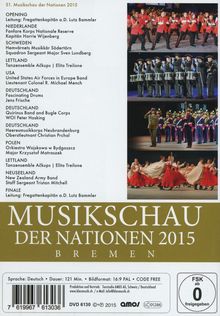 51. Musikschau der Nationen 2015, Bremen, DVD