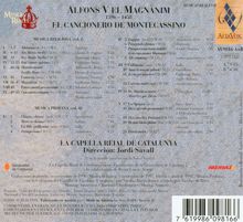 Alfons V.el Magnanim - El Cancionero de Montecassino, 2 CDs