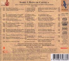 Isabel I - Reina de Castilla 1451-1504, Super Audio CD