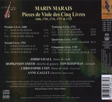 Marin Marais (1656-1728): Pieces de Viole (Buch 1-5), 5 Super Audio CDs