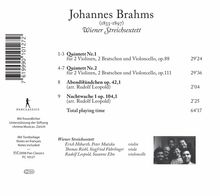 Johannes Brahms (1833-1897): Streichquintette Nr.1 &amp; 2, CD
