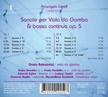 Arcangelo Corelli (1653-1713): Sonaten für Viola da Gamba op.5 Nr.1,3-12, 2 CDs