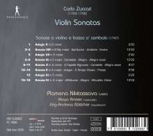 Carlo Zuccari (1704-1792): Sonate a Violino e Basso o Cembalo op.1 (Mailand 1747), CD