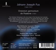 Johann Joseph Fux (1660-1741): Oratorium germanicum de Passione (1731), CD