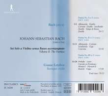 Johann Sebastian Bach (1685-1750): Partiten für Violine BWV 1002,1004,1006, CD