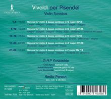 Antonio Vivaldi (1678-1741): Sonaten für Violine &amp; Bc "Die Pisendel Sonaten", CD