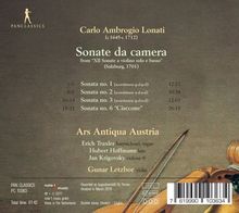 Carlo Ambrogio Lonati (1645-1703): Sonate da Camera Nr.1,2,3,6 (Salzburg 1701), CD