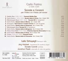 Carlo Farina (1600-1640): Sonate e Canzoni per il Violino con il Basso per sonare, CD