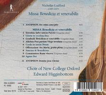 Nicholas Ludford (1485-1557): Missa Benedicta et Venerabilis, CD