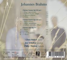 Johannes Brahms (1833-1897): Sonaten für Klarinette &amp; Klavier op.120 Nr.1 &amp; 2, CD