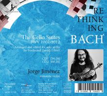 Johann Sebastian Bach (1685-1750): Cellosuiten BWV 1007-1012 für Violine, 2 CDs