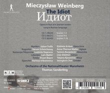 Mieczyslaw Weinberg (1919-1996): Der Idiot (Oper in vier Akten), 3 CDs