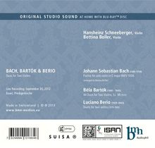Hansheinz Schneeberger &amp; Bettina Boller - Duos for Two Violins, 1 CD und 1 Blu-ray Disc