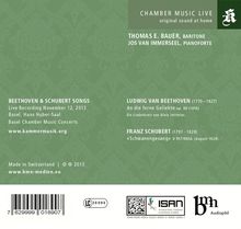 Thomas E. Bauer &amp; Jos van Immerseel - Beethoven &amp; Schubert Songs, 1 CD und 1 Blu-ray Disc