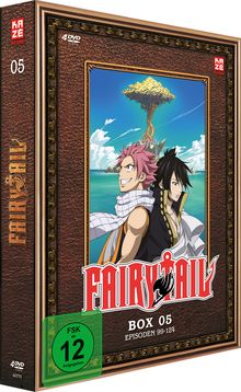 Fairy Tail Box 5, 4 DVDs