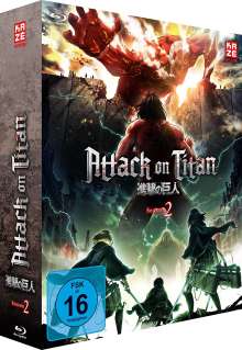 Attack on Titan Staffel 2 Vol. 1 (mit Sammelschuber) (Blu-ray), Blu-ray Disc