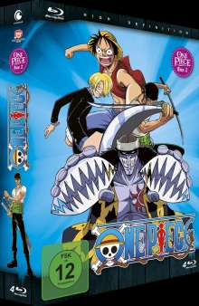 One Piece TV Serie Box 2 (Blu-ray), 4 Blu-ray Discs