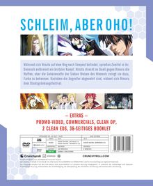 "Schleim, aber oho!" beschreibt einen Anime mit Themen wie Kampf und Staatsgründungsfestival. Extras: Promo, Booklet.