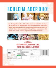 Schleim, aber oho! Ein Fest steht bevor. Rimuru muss politisch handeln. Enthält Episoden 67-72, Extras und ein Booklet.