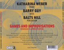 Katharina Weber, Barry Guy &amp; Balts Nilly: Games And Improvisations, CD