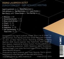 Ingrid Laubrock (geb. 1970): Zürich Concert, CD