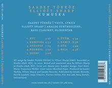 Saadet Türköz &amp; Elliott Sharp: Kumuska, CD