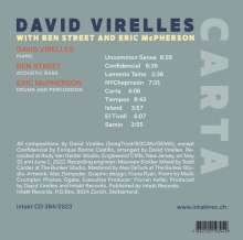 David Virelles (geb. 1983): Carta, CD