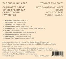 The Choir Invisible: Town of Two Faces, CD