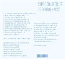 Sylvie Courvoisier (geb. 1968): To Be Other-Wise, CD