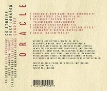 Künstler: Co Streiff, Russ Johnson. Album: Oracle. Tracks: 6, z.B. "Horizontal Heartburn," "Smithy Street." Live aufgenommen.