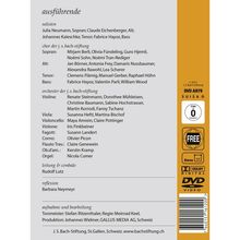 Johann Sebastian Bach (1685-1750): Bach-Kantaten-Edition der Bach-Stiftung St.Gallen - Kantate BWV 99, DVD