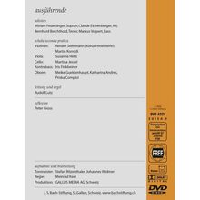 Johann Sebastian Bach (1685-1750): Bach-Kantaten-Edition der Bach-Stiftung St.Gallen - Kantate BWV 60, DVD
