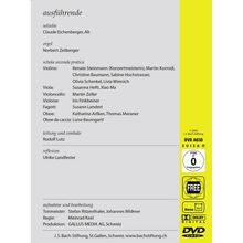 Johann Sebastian Bach (1685-1750): Bach-Kantaten-Edition der Bach-Stiftung St.Gallen - Kantate BWV 35, DVD