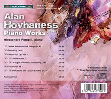 Alan Hovhaness (1911-2000): Klavierwerke Vol.1, CD