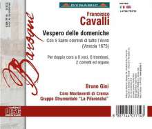 Francesco Cavalli (1602-1676): Vespero delle Domeniche, CD
