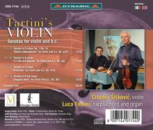 Giuseppe Tartini (1692-1770): Sonaten für Violine &amp; Bc Vol.1, CD
