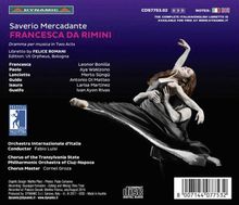 Saverio Mercadante (1795-1870): Francesca da Rimini, 3 CDs