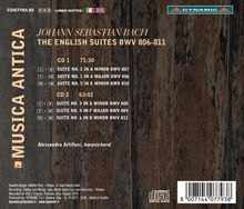 Johann Sebastian Bach (1685-1750): Englische Suiten BWV 806-811, 2 CDs