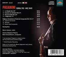 Niccolo Paganini (1782-1840): Werke für Violine &amp; Orchester, CD