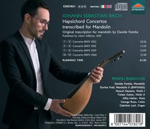 Johann Sebastian Bach (1685-1750): Cembalokonzerte BWV 1052,1055,1059,1060 (arr. für Mandoline), CD