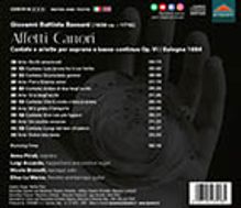 Giovanni Battista Bassani (1657-1716): Kantaten &amp; Arien "Affetti Canori", CD