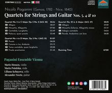 Niccolo Paganini (1782-1840): Gitarrenquartette Nr.4,5,10, CD