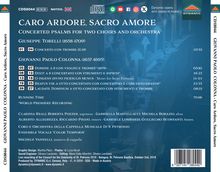 Giovanni Paolo Colonna (1637-1695): Concerted Psalms für 2 Chöre &amp; Orchester "Caro Ardore, Sacro Amore", CD